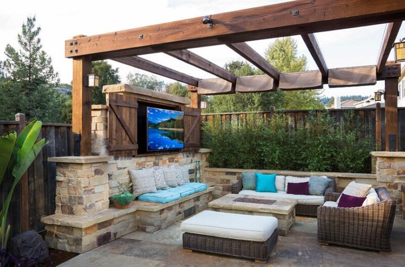 Know how you can blend outdoor tv covers with your home decor