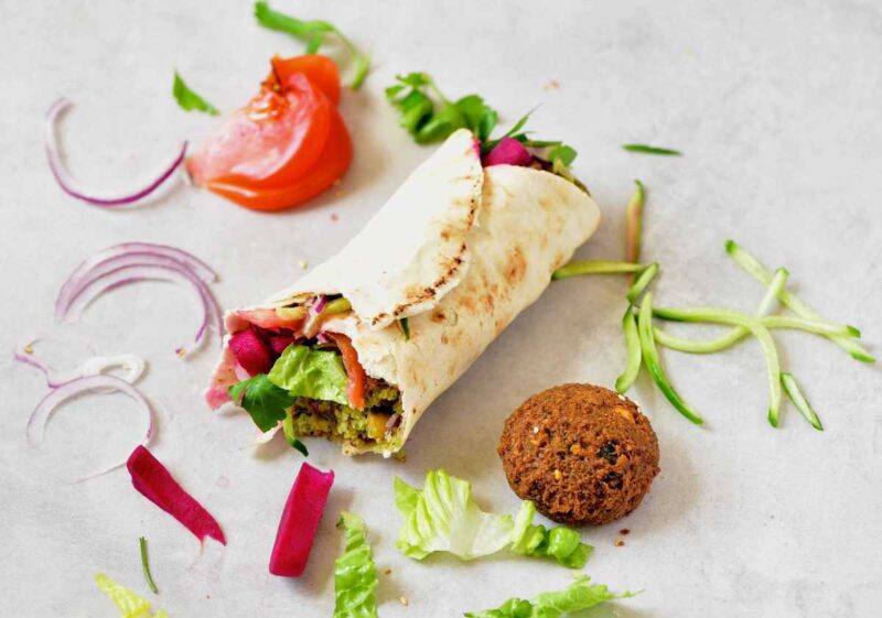 Make This Tasty Falafel Wrap Recipe at Home with Ease