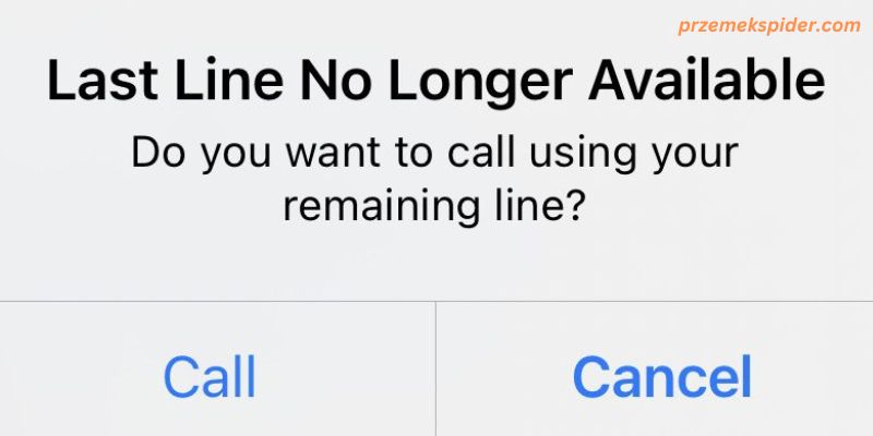 what is last line no longer available iphone